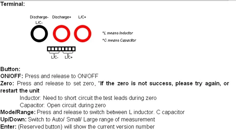 Mlc500 digital lc medidor profissional lcd capacitância