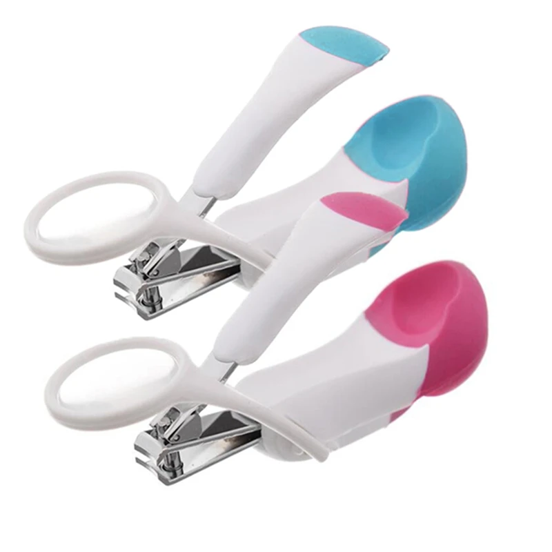 Children Pocket Finger Toe Nail Clipper With Magnifier Magnifying Glass For Babies Children & Adults Baby Manicurem Nail Care