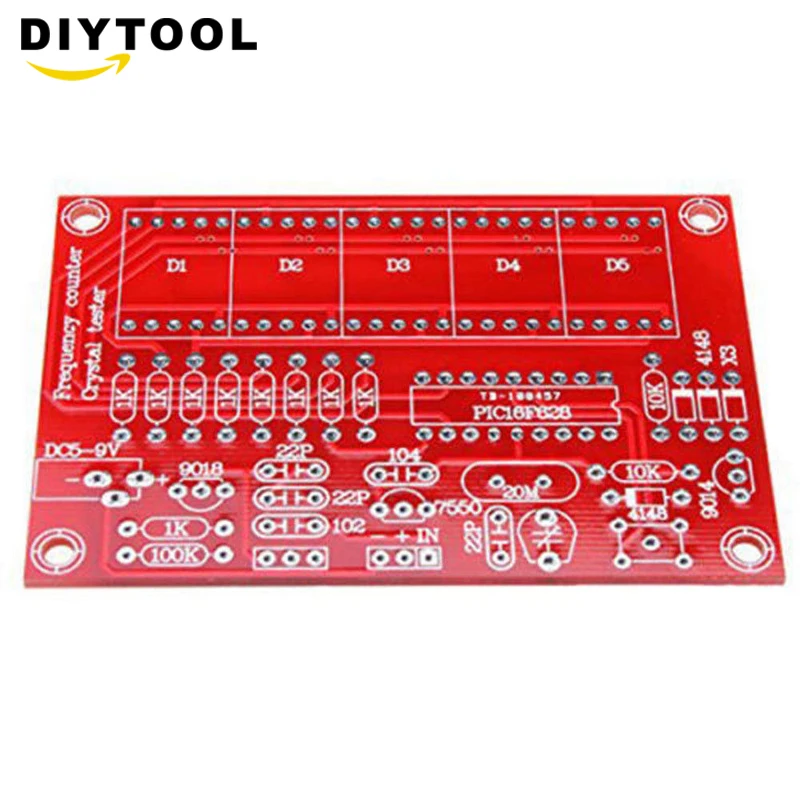 1Hz-50MHz 1MHz-1.1GHz Frequency Counter Crystal Oscillator Tester DIY Kits Meter 