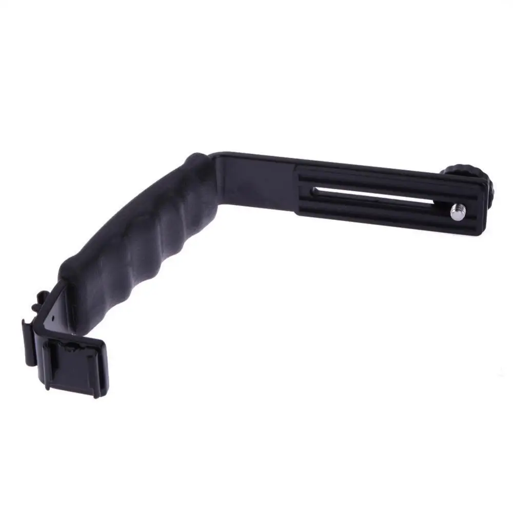 L shaped Angle 2 Shoe Flash Bracket DV Bracket Tray Dual Hot shoe L