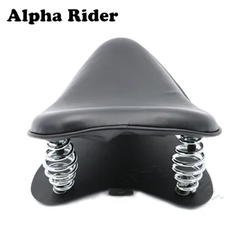 

Rivet Solo Seat Cover& Steel Baseplate& Silver Springs&Black Bracket Mounting Kit for Harley Sportster XL 883 1200 04-06 10-15