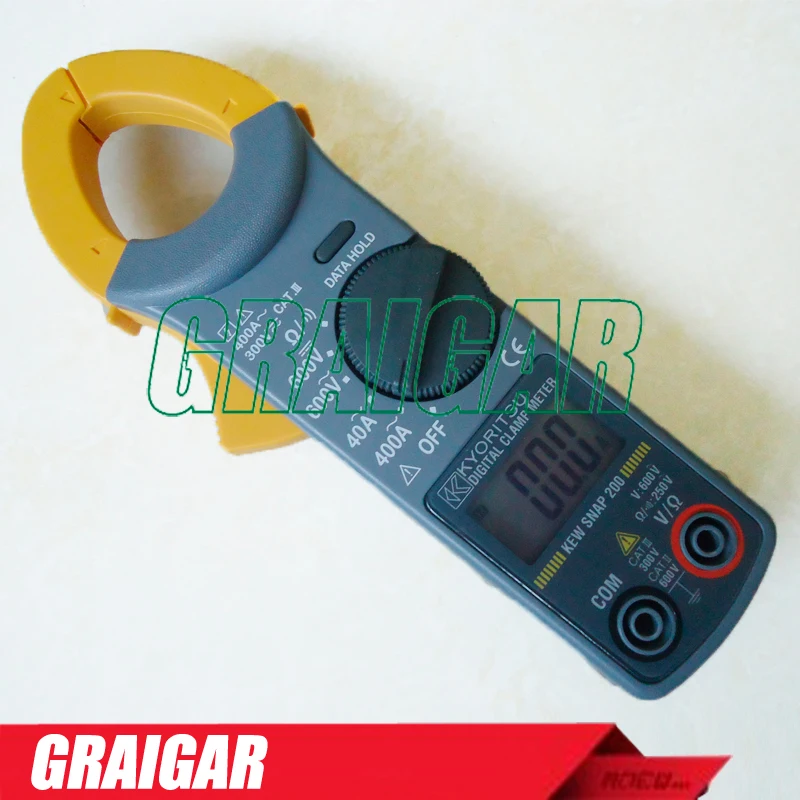 

Kyoritsu KEW SNAP 200 DIGITAL DISPLAY AC DC Clamp Meter Tester