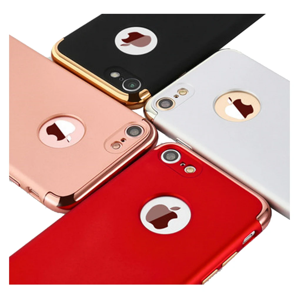 Fashion Shining Metal lacquer border phone Case for iphone 6 6s 7 Space