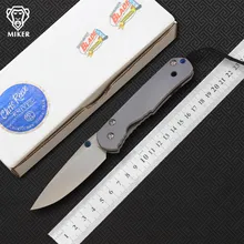 MIKER Chris Reeve Стандартный Большой Sebenza24 складной нож D2 лезвие TC4 Ручка Кемпинг Охота Кухня Фрукты Открытый выживания нож