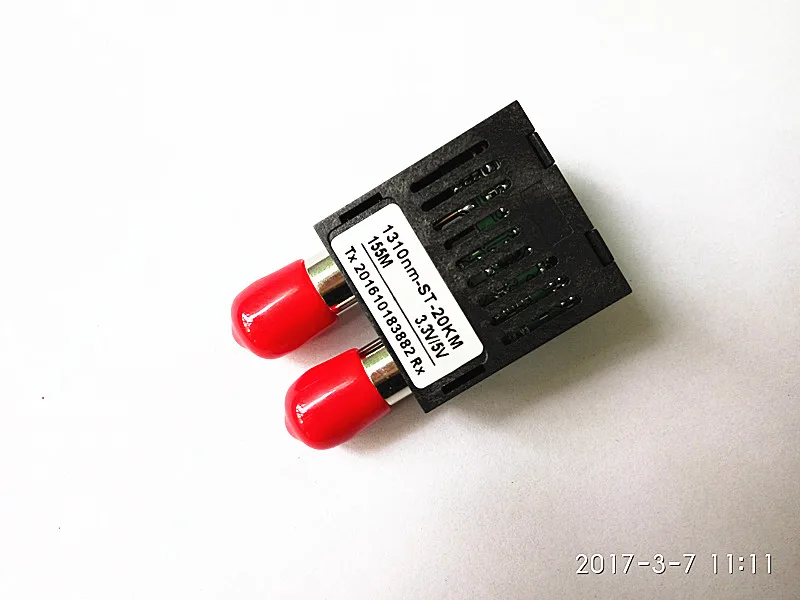 Factory direct 155Mb/s 1*9 Single-Mode Transceiver 1X9 Pin Package Duplex ST +3.3/5V 1310nm FP SM 20KM Optical fiber module | Мобильные