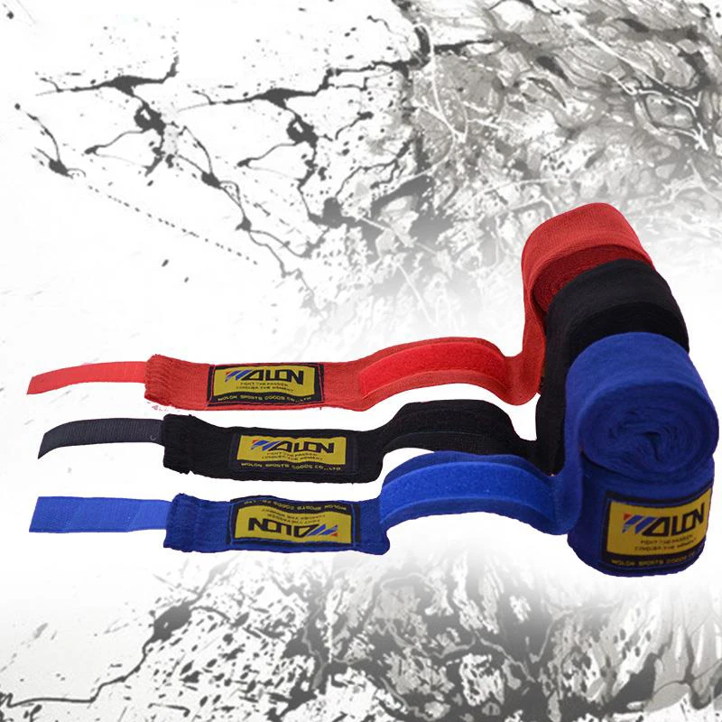 2 шт/рулон 5 м хлопок кик боксерский бандаж на запястье ремни спортивные Санда
