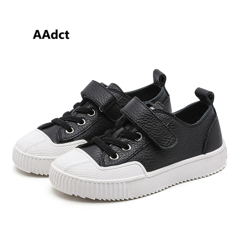 AAdct/2019 весенняя обувь из натуральной кожи для мальчиков и девочек, спортивная обувь для маленьких детей, кроссовки для студентов