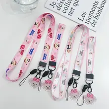 Шейный/наручный ремень медведь Даффи шаблон ремень для телефона для камеры USB флэш-накопители ID карты ключи повесить веревку