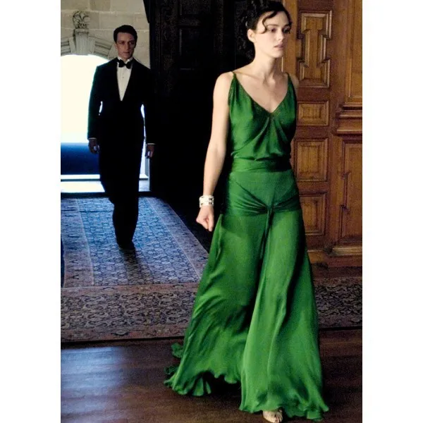 Sexy Hot Inspired Keira Knightley Green 