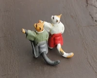 Неокрашенный комплект 1/35 красивая кошка высота 45 мм историческая фигурка Набор