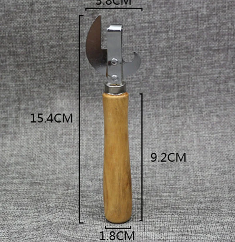 Ручная металлическая консервная открывалка боковая огранка из нержавеющей стали открывалка для бутылок кухонные инструменты профессиональный кухонный инструмент безопасность ручная работа
