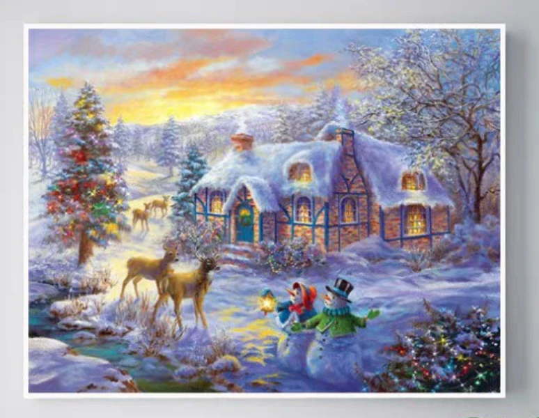 14/16/18/27/28 Top Quality lovely counted cross stitch kit placemat tablecloth table cloth Father christmas Santa Claus | Дом и сад