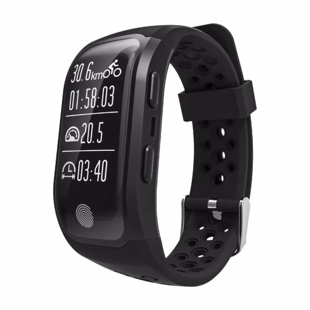 

S908 GPS Tracker Smart Watch Message Push IP68 Waterproof Fitness Sports Bracelet Heart Rate Monitor Bluetooth Wristband