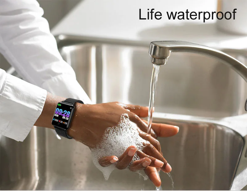 VERYFiTEK M19 Smart Watch Blood Pressure Heart Rate Monitor Women Men Clock Sport Fitness Tracker Smartwatch For Android IOS (18)