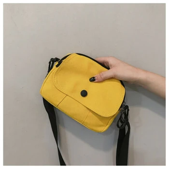 

Women Girl's Canvas Studded Small Mini Shoulder Bag Fashion Handbags Totes Purse Ladies Solid Casual Satchel New