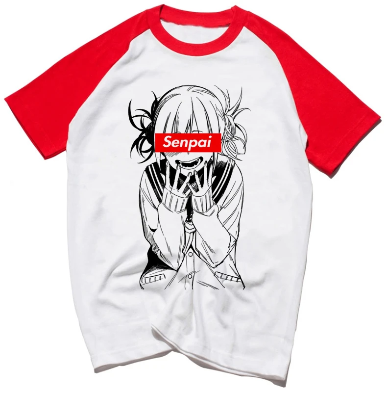 

Japanese Anime Tee Boku No Hero Academia T Shirt My Hero Academia T-Shirt Izuku Midoriya Boy Funny Toga Senpai Tshirt Men Women