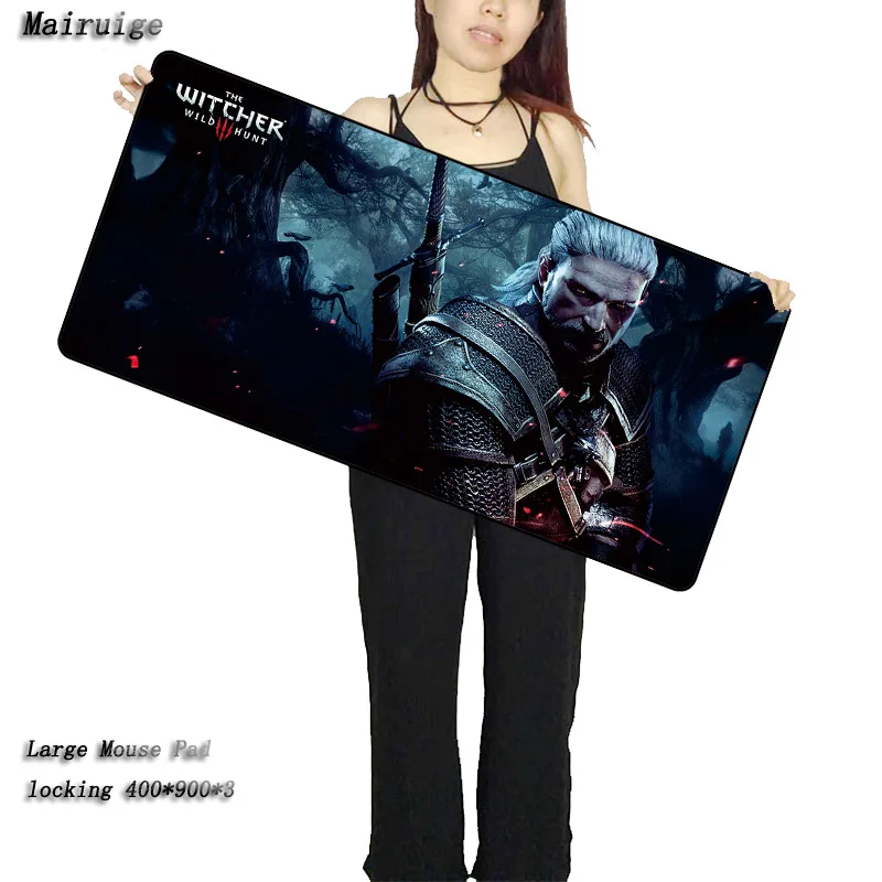 

Mairuige Witcher 900x400mm Pad To Mouse Notbook Computer Mousepad High-end Gaming Mouse Pad Gamer To Popular Laptop Mouse Mat