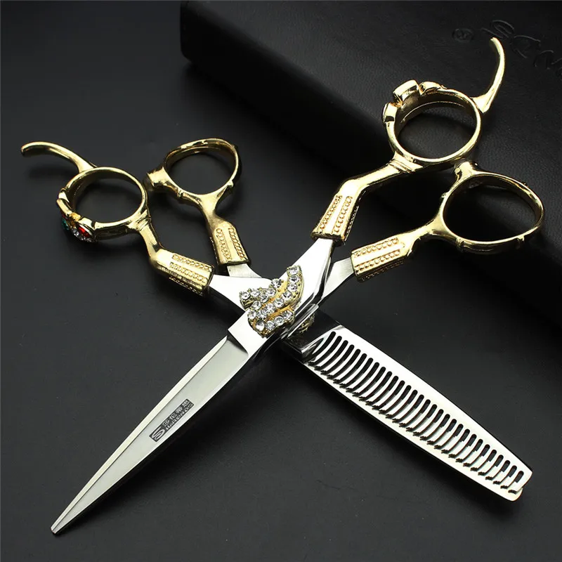 Beauty Salon Cutting&Thinning Set Hairdressing Scissors Professional