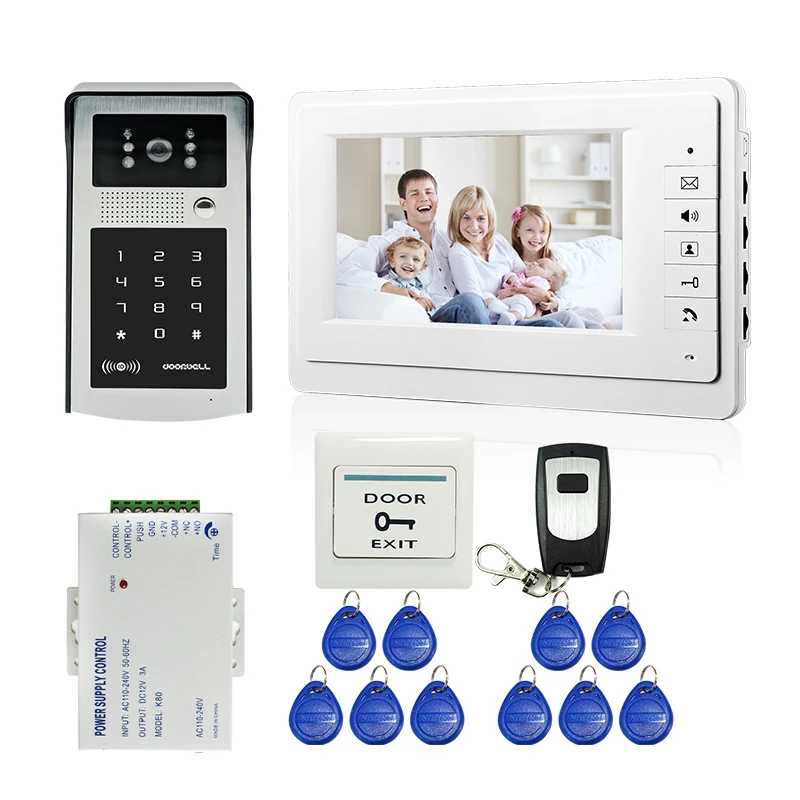 FREE SHIPPING New 7 LCD Video Intercom font b Door b font Phone System 1 Monitor