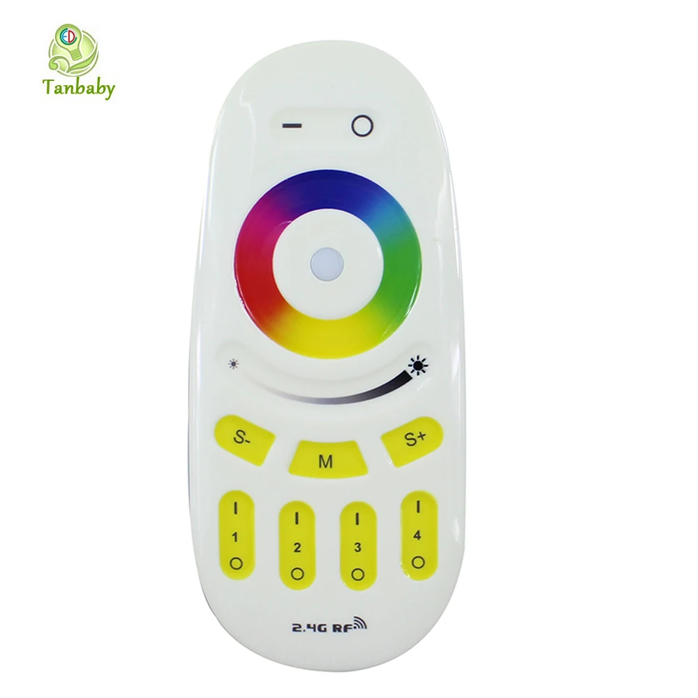 

Tanbaby 2.4G 4 Zone RGBW/RGB Wifi LED Controller 7key led controller remote touch screen controller for led strip &light