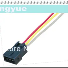 Longyue 2 шт. 3pin Топливная форсунка проводка разъема Вилки 15 см проволоки LY-004