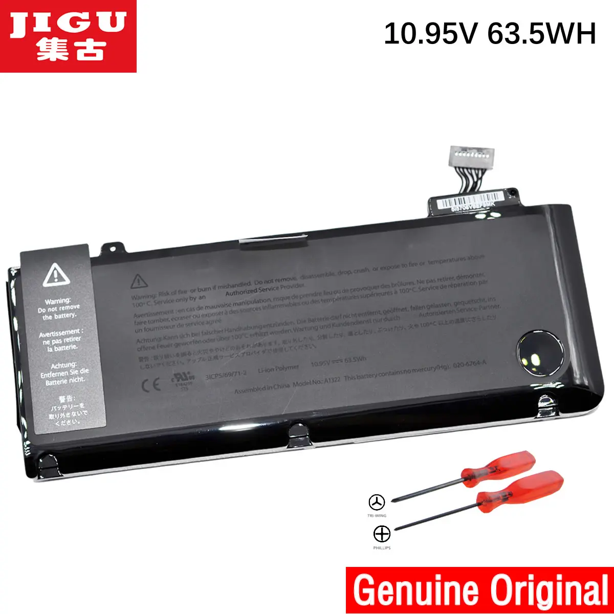 Free shipping A1322 Original Laptop Battery For APPLE MacBook Pro 13