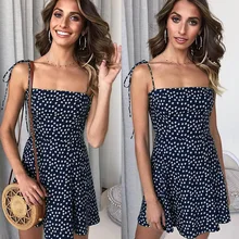 Summer Bohemian Women Mini Dress Floral Print Strap Dresses Female Elegant Holiday Backless Beach Dress Sundress bohemian strappy tribal print backless dress