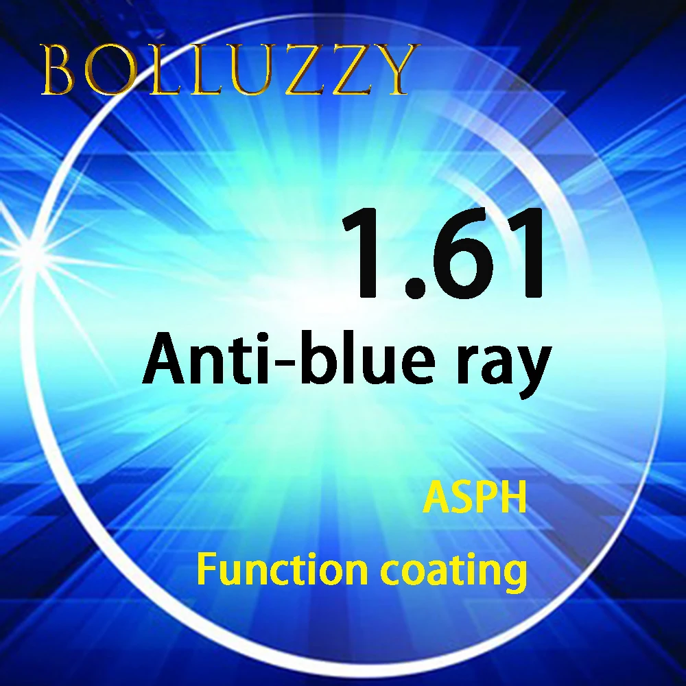 

1.61 index PC unti-blue light rays unti-UV rays optical prescription high quality lenses for computer work TV watching
