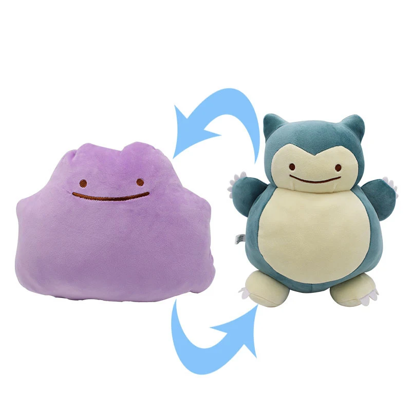 30 см Ditto Metamon Snorlax подушка японская плюшевая кукла фигурки игрушки рождественский