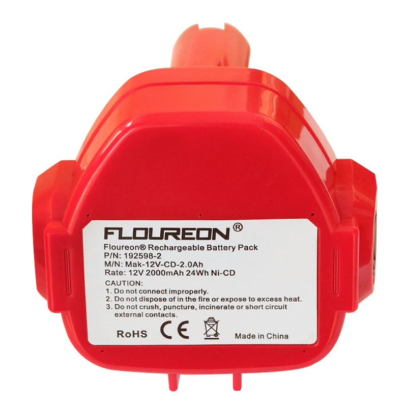 12V PA12 2000mAh Ni-CD For Makita Rechargeable Battery Replacement Part Power Tools Battery for Makita 1220 1222 1233S 1233SB