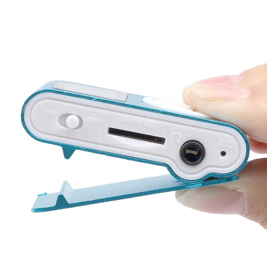 Kebidu портативный mp3 плеер с металлическим ЖК экраном мини клипсой слотом для Micro