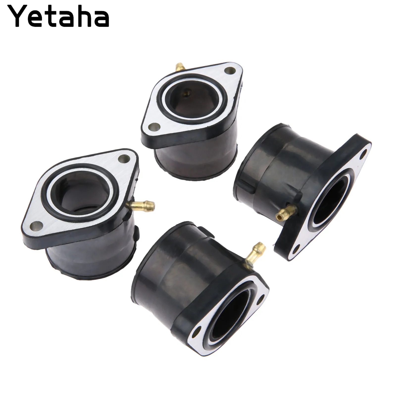 4Pcs Rubber Motorcycle Carburetor Carb Intake Interface Adapter Glue