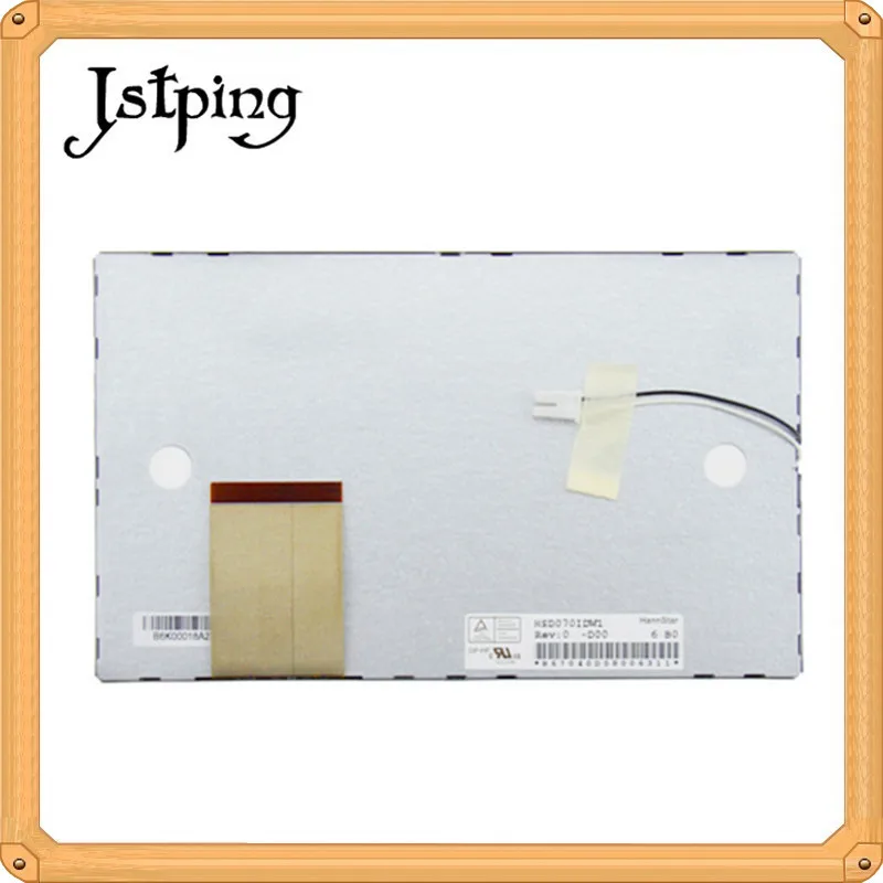 Jstping 7-дюймовый a-Si TFT 60 контактов 800*480 ЖК-экран для Hannstar HSD070IDW1-E00 HSD070IDW1 E00 E11 E13 E15