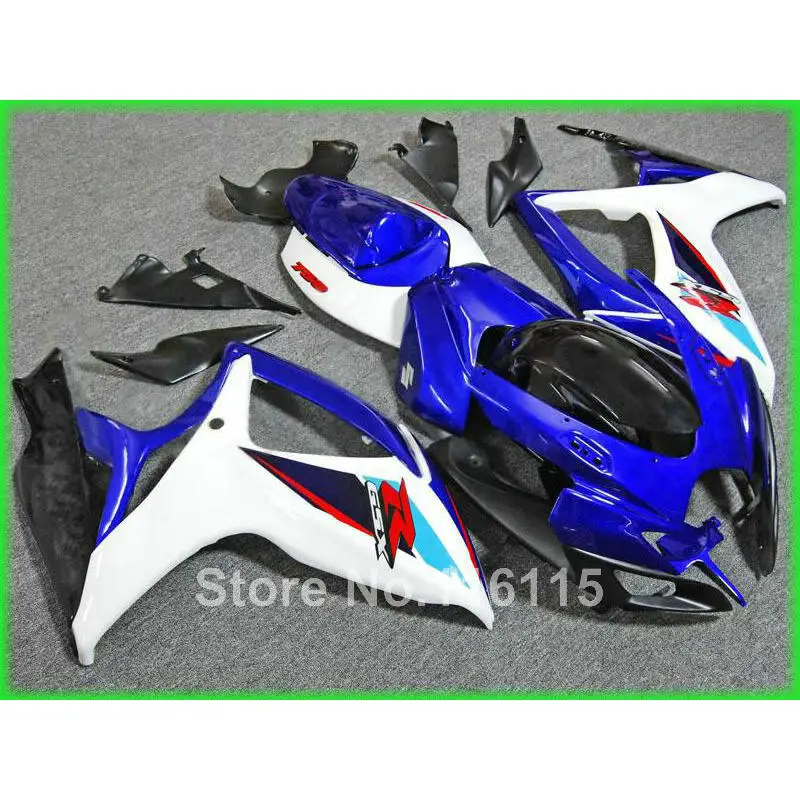 Perfect fit for SUZUKI GSXR 600 750 fairing kit k6 k7 2006 2007 black