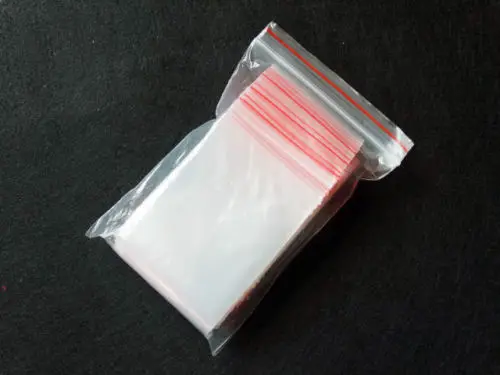 100pcs/lot Jewelry Ziplock Zip Zipped Lock Reclosable Plastic Poly Clear Bags - Image 4