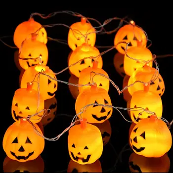 

Halloween Pumpkin String Light 3.5M 16 LED Pumpkin Props Bar Decoration Props Luminescence Pumpkin String Light Lamp