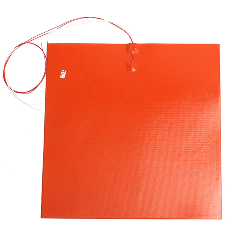 

220V 40x40CM 750W Waterproof Thermostor Silicone Heated Bed Heating Pad For 3D Printer