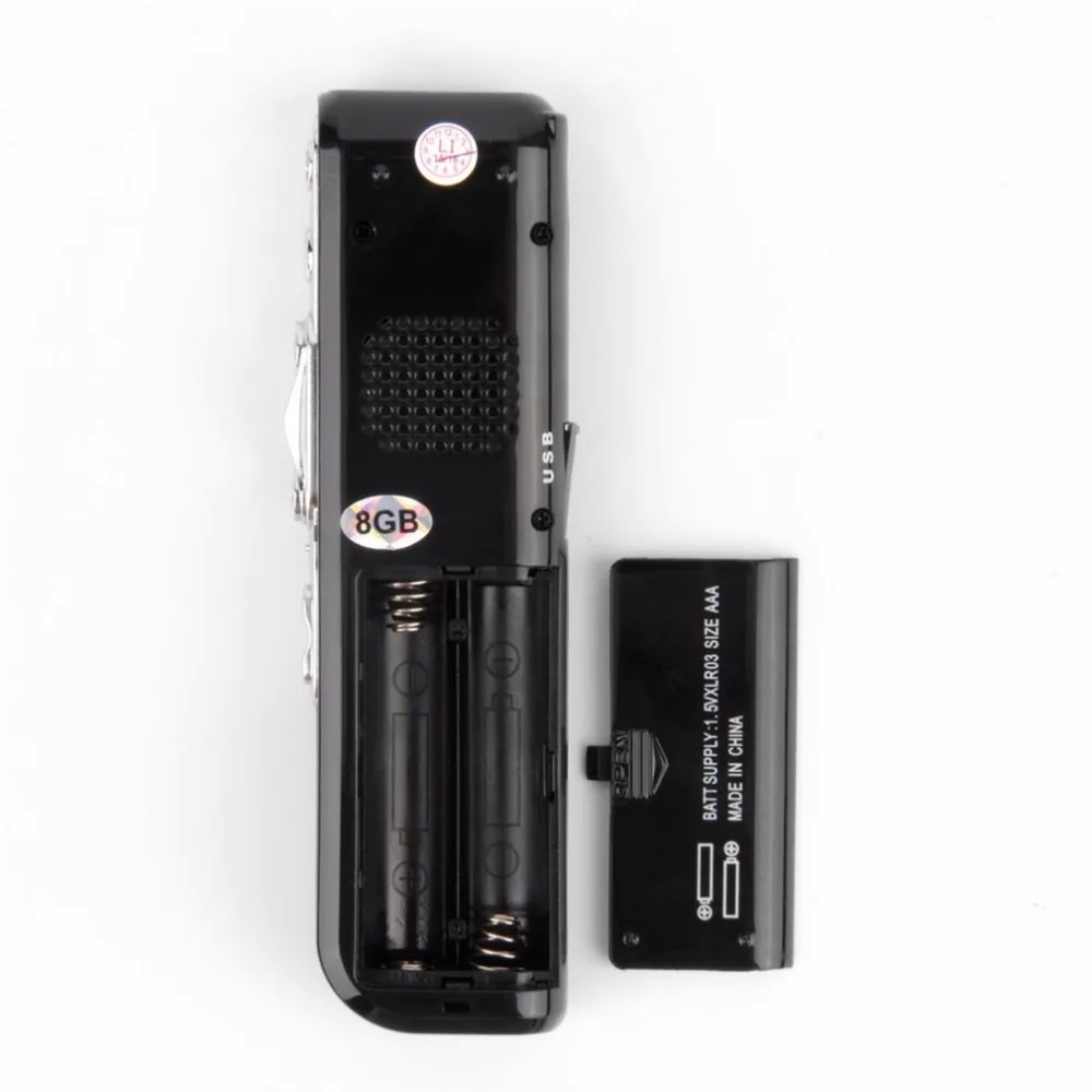 LESHP R10 Mini 8 GB Digital Audio Voice Recorder Long Time USB With LCD Screen Display Built-in Speaker Support Music Playing