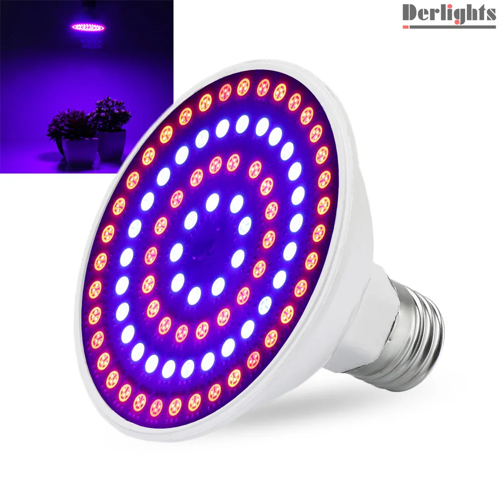 

20W LED Grow Light E27 Bulb AC85-265V 54Red+36Blue Plant Lamp Garden Greenhouse Hydroponics Plant Seedling Growing Light