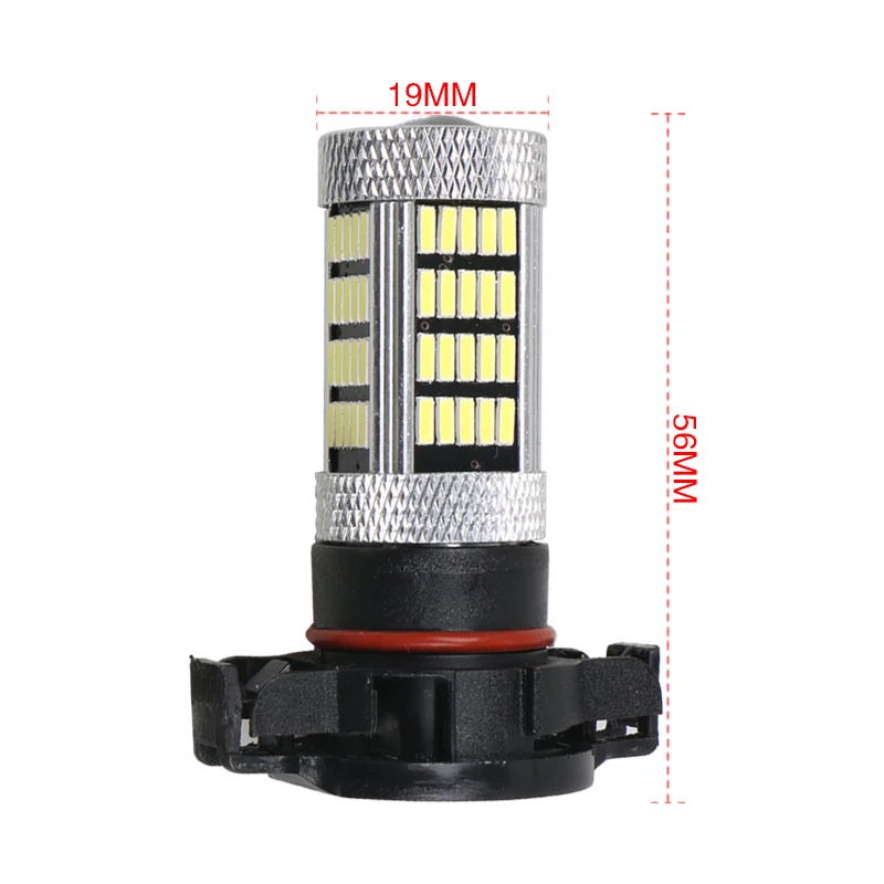 

1pc H16 PS19W Car LED Fog light LED Bulbs PS24W PSX24W 92 SMD Car Daytime Running 4014 Bulb white ice blue 12v