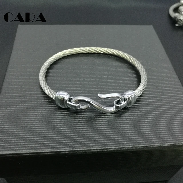 Cara New Trendy Cuff Bracelets Hook Bracelet For Women And Men