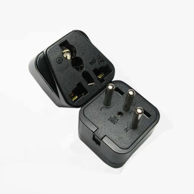 100pcs Universal IL EG Plug Power Adapter US EU Euro US AU UK To 3 Pin