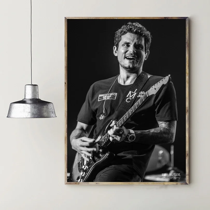 

John Mayer Music Star Art Silk Poster Prints Home Wall Decor Painting