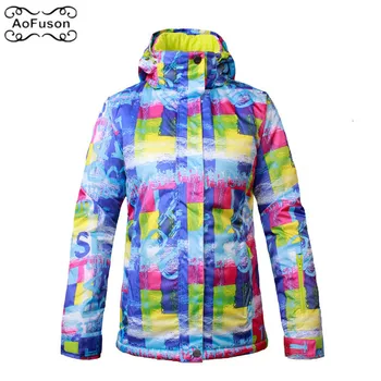 

Professional Ski Snowboard Jacket Snow Windproof Waterproof Warm Hiking Clothes Coat Breathable Professional Skiing Jacket Women