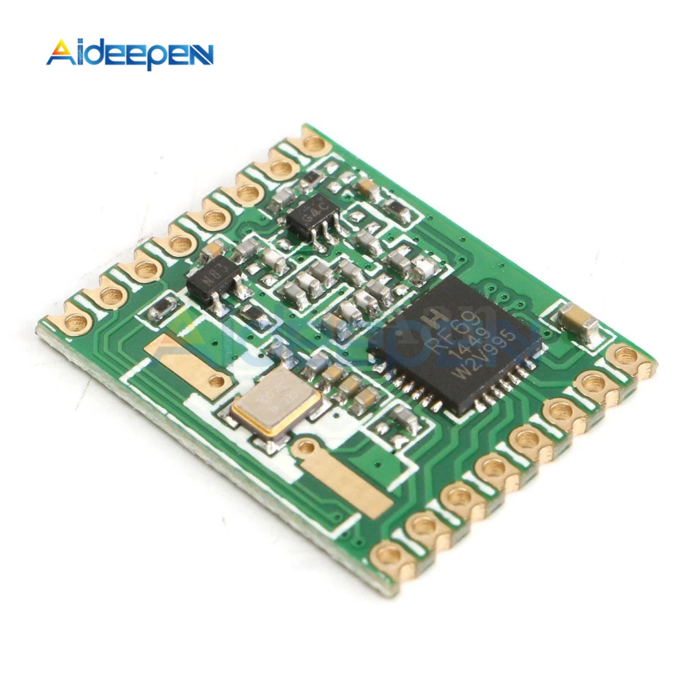 RFM69HW 868Mhz/433Mhz/915Mhz Transceiver Module High Integrated HopeRF Wireless Transceiver Module SPI Interface DC1.8V-3.6V