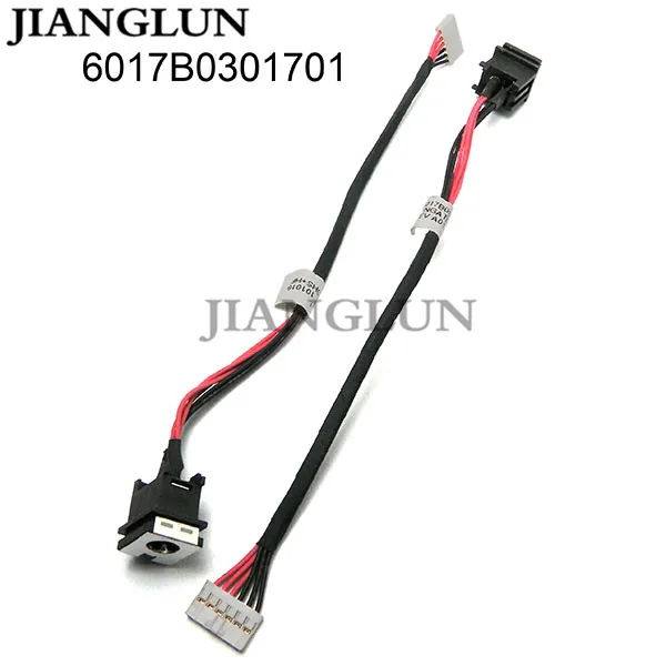 Jianglun 5x Новый DC Мощность Jack с кабелем проводов для Toshiba Ноутбуки P/N: 6017b301701