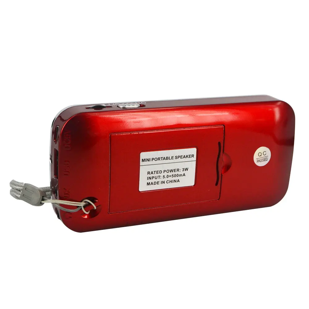 Kebidu Портативный L 088 Micro SD TF FM радио HIFI мини динамик MP3 аудио плеер Усилитель