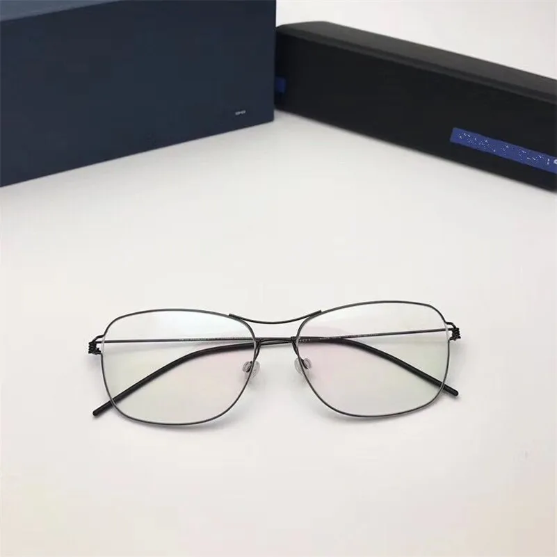 

Top quality Rim Square Screwless Glasses Frames Men Myopia Reading Computer Eyeglasses Spectacles Women Oculos De Grau feminino