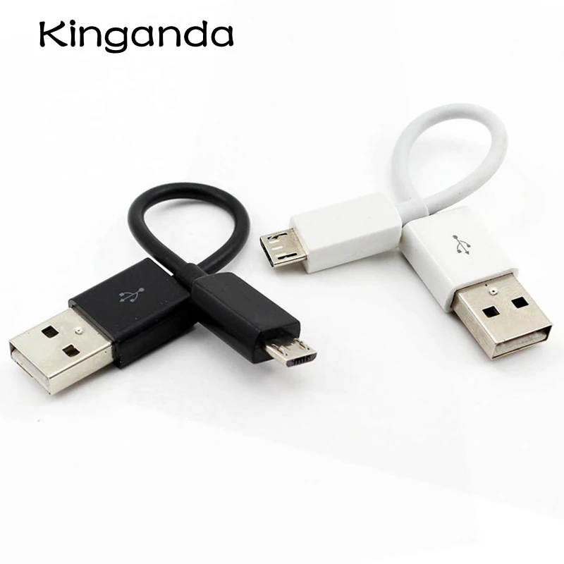 

Kinganda Mini Useful 10cm Micro USB Port Sycn Data Cable Cord USB Charging Charge Charger Cable Line Ultra Short Portable