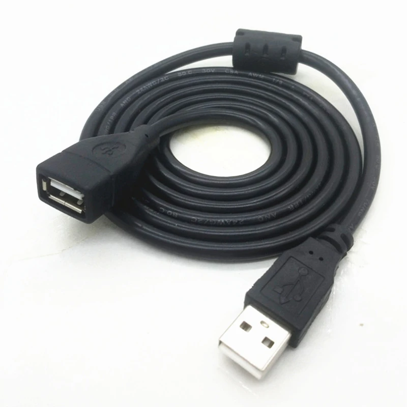 Rankman USB Extension Cable USB2.0 Datum Cable Male to Female Data Sync Extender Cord Extension Connector for Computer PC Mouse